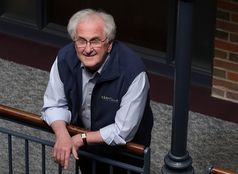 Fr. Donald Cozzens on the campus of John Carroll University in suburban Cleveland in 2015 (CNS/William Rieter)