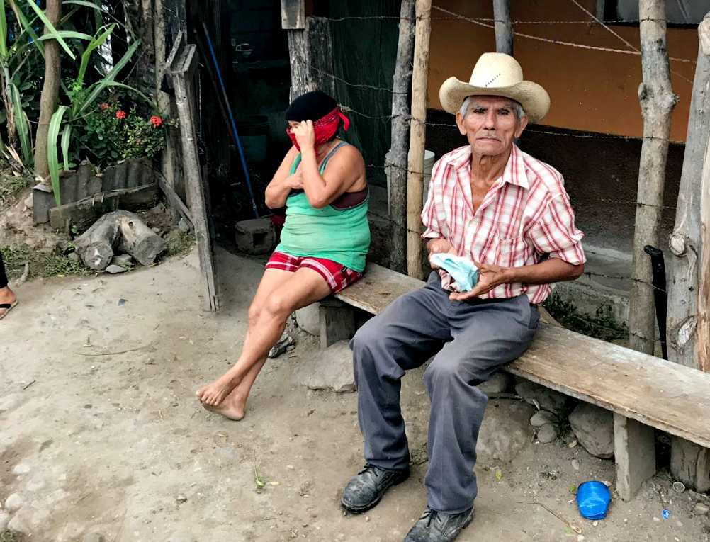 People of Echeverri after a tear-gas attack by police and soldiers (Tom Webb)