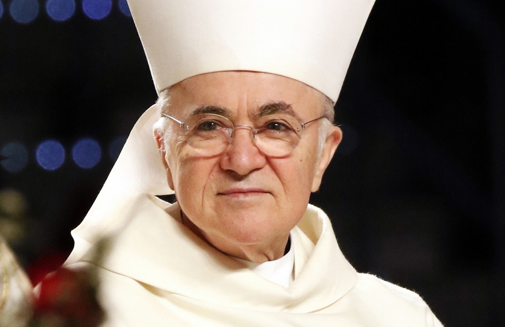 Archbishop Carlo Maria Viganò in Washington, D.C., in 2016 (CNS/Gregory A. Shemitz)