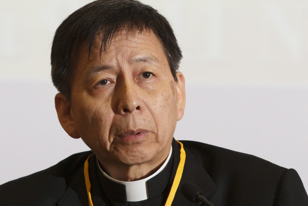 Chinese Archbishop Savio Hon Tai-Fai, the Vatican's nuncio to Greece, is pictured in Rome Nov. 11, 2011. (CNS /Paul Haring)