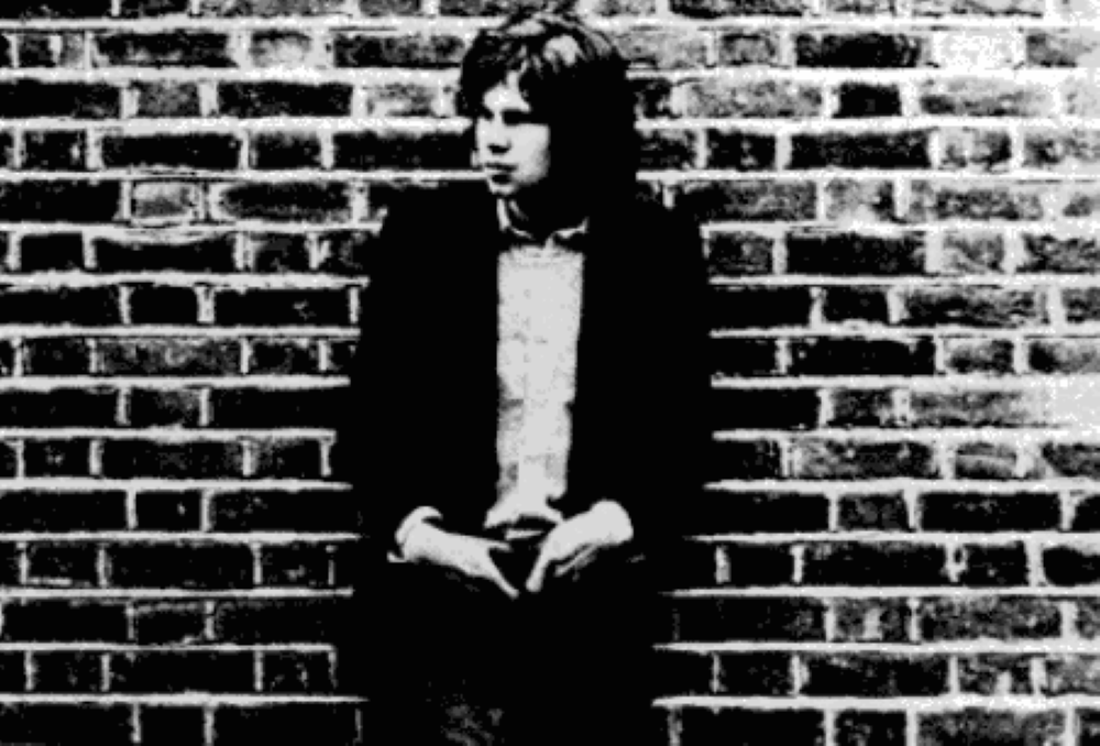 Trade ad for Nick Drake's compilation album "Nick Drake" (Wikimedia Commons/Island Records)