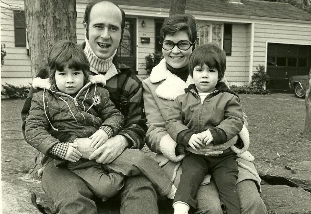 Michael and Vickie Leach with their children