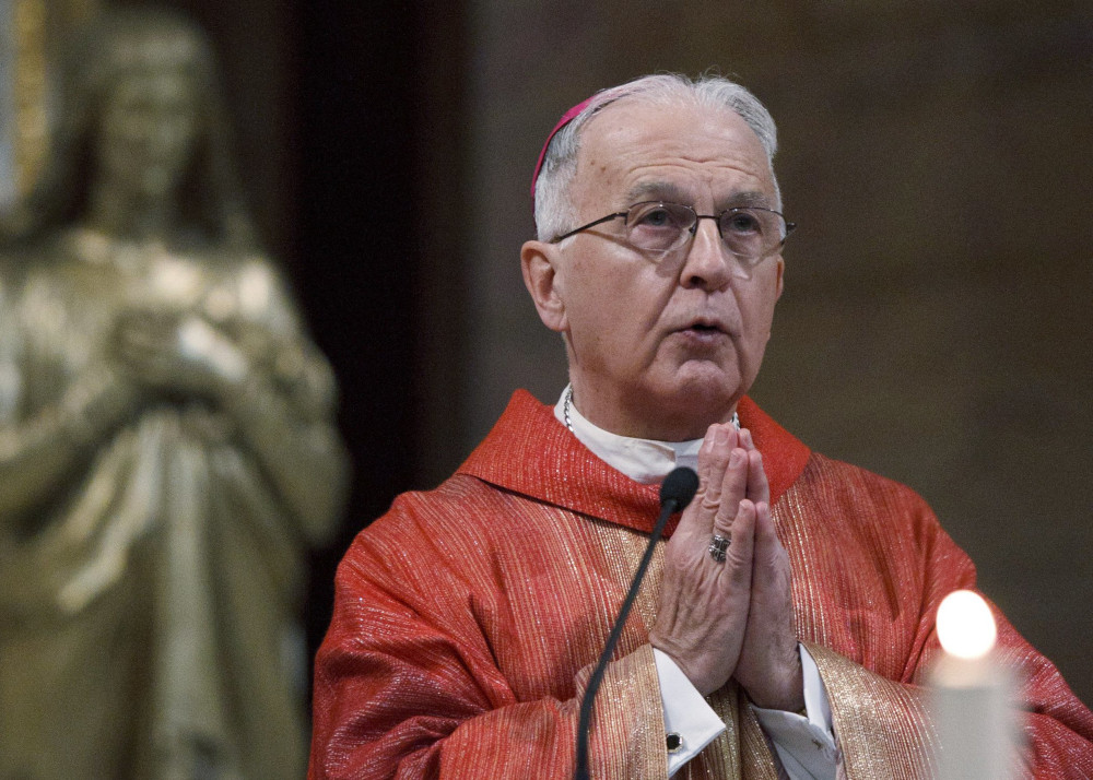 Bishop Dale J. Melczek of Gary, Ind., is seen in this 2012 file photo. 