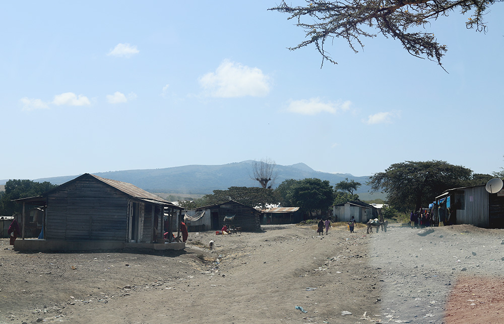 A Maasai village in the Ngorongoro conservation area where the Tanzanian government is evicting the Maasai from their ancestral land, making way for protected conservation areas and hunting reserves. (GSR photo/Doreen Ajiambo)