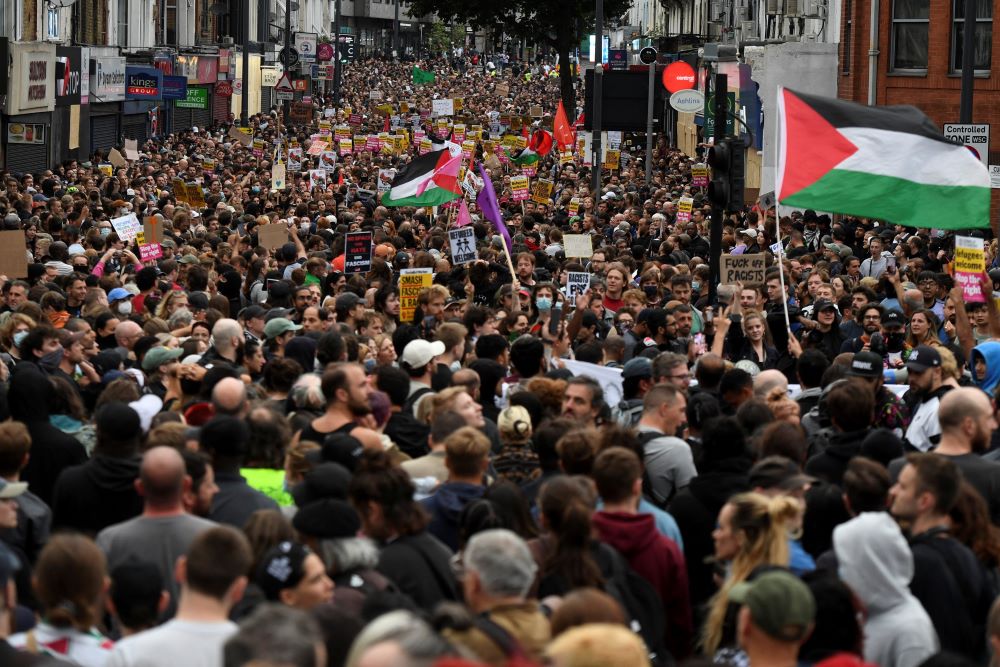 Protest in UK