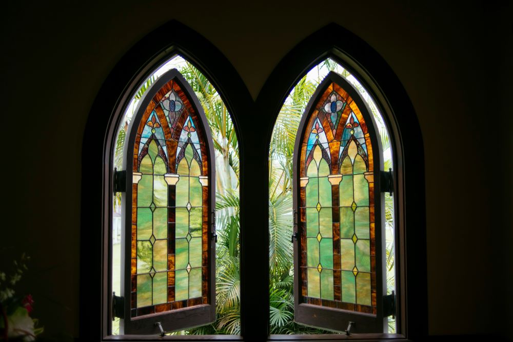 Stained glass windows