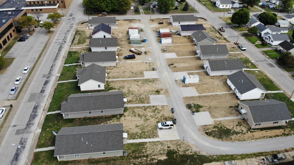 Aerial view of St. Theresa Place