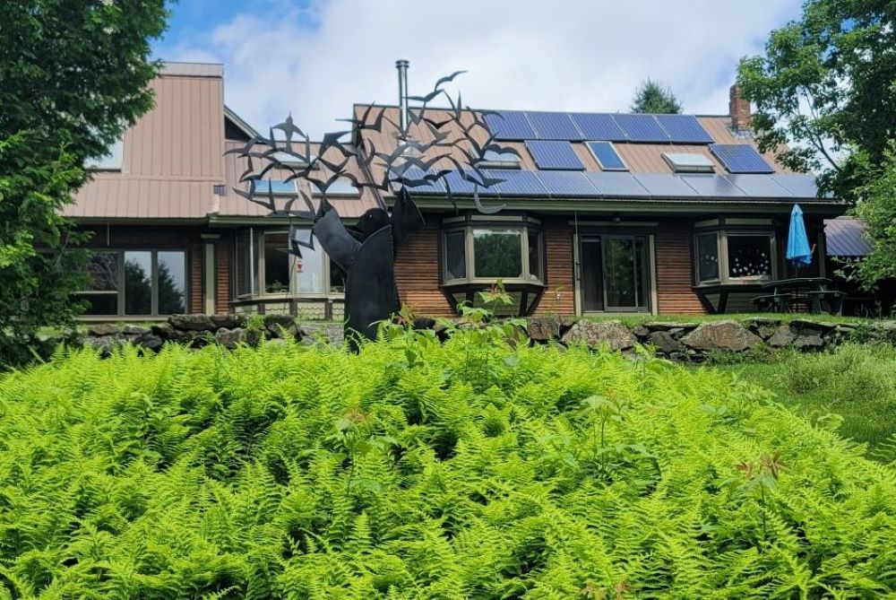 The Sisters of the Earth Community's monastery's main house 