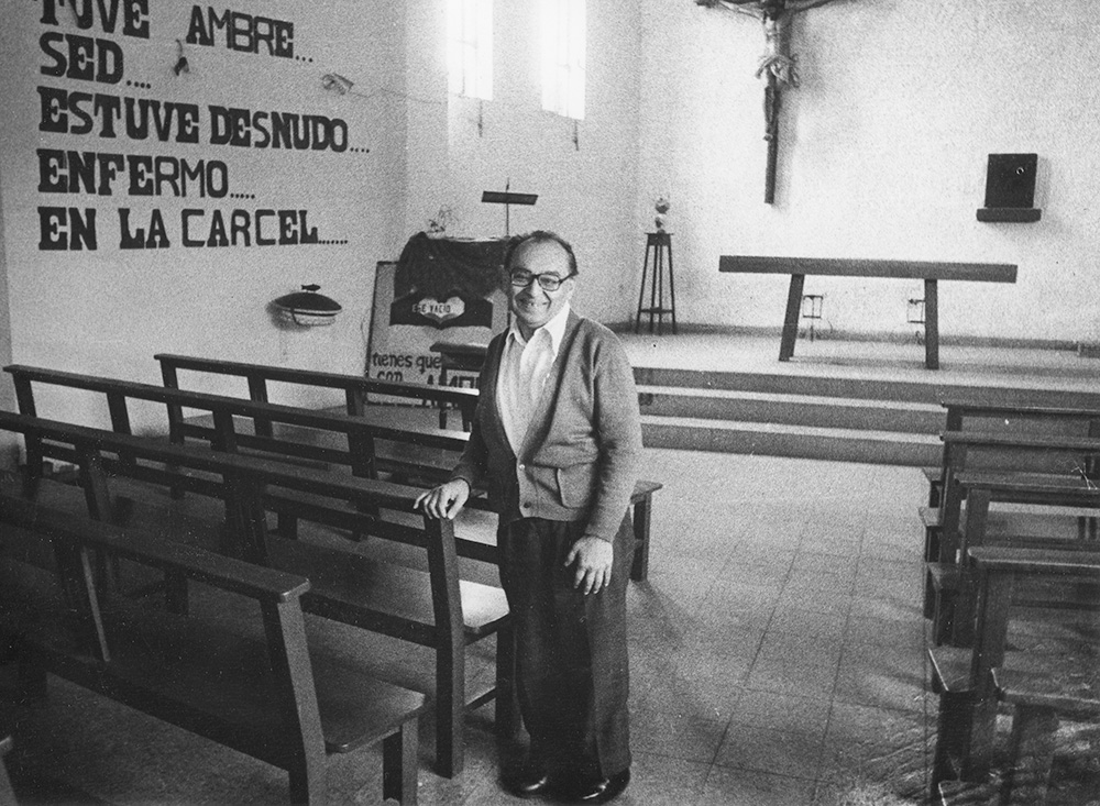 Dominican Fr. Gustavo Gutiérrez in 1983 (NCR photo/Mark Day)