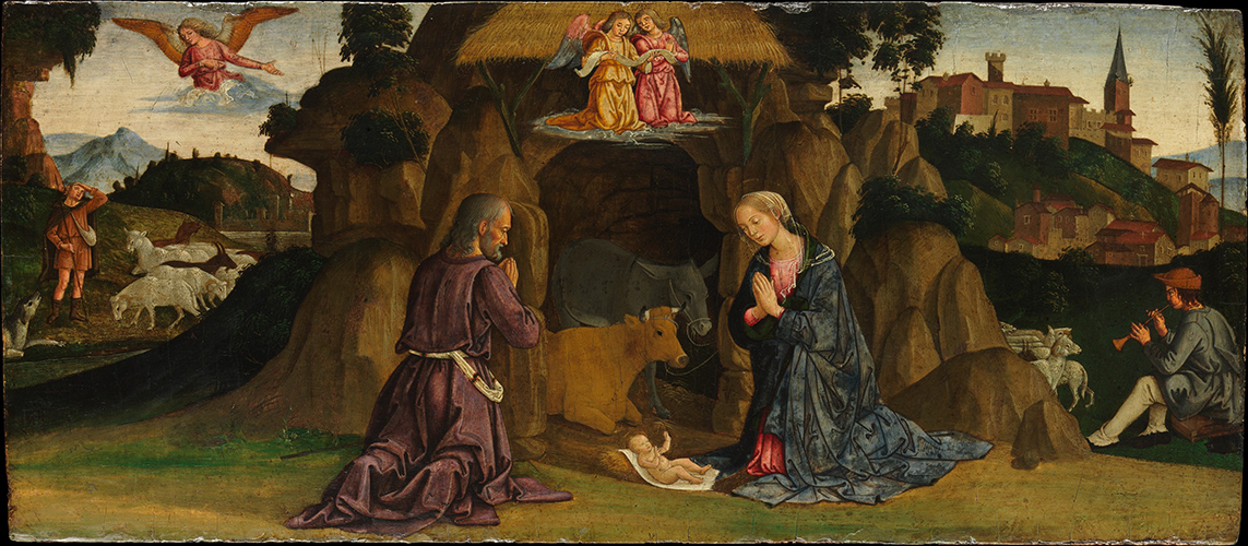 "The Nativity," circa 1480s painting by Antoniazzo Romano (Metropolitan Museum of Art)