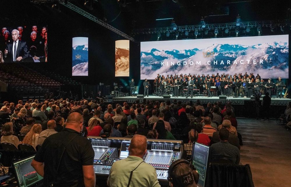 Southern Baptist pastors gather in June 2019 in Birmingham, Alabama, during a conference ahead of the denomination's annual meeting, which drew more than 8,000 delegates.