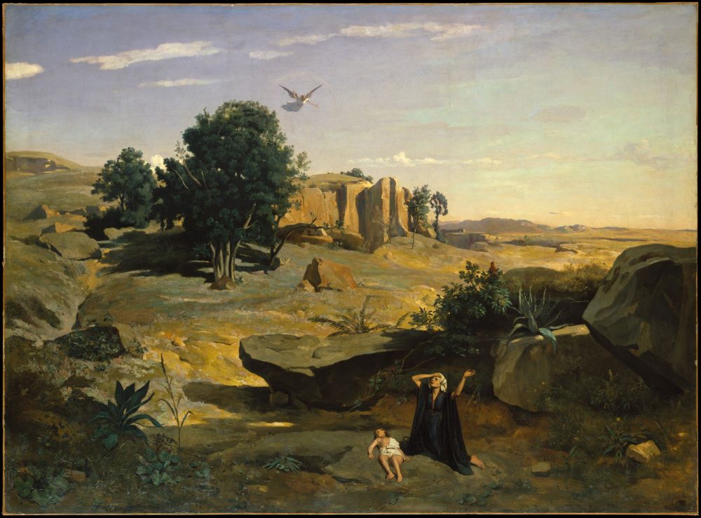 "Hagar in the Wilderness," 1835, by Camille Corot (The Metropolitan Museum of Art/Rogers Fund, 1938)