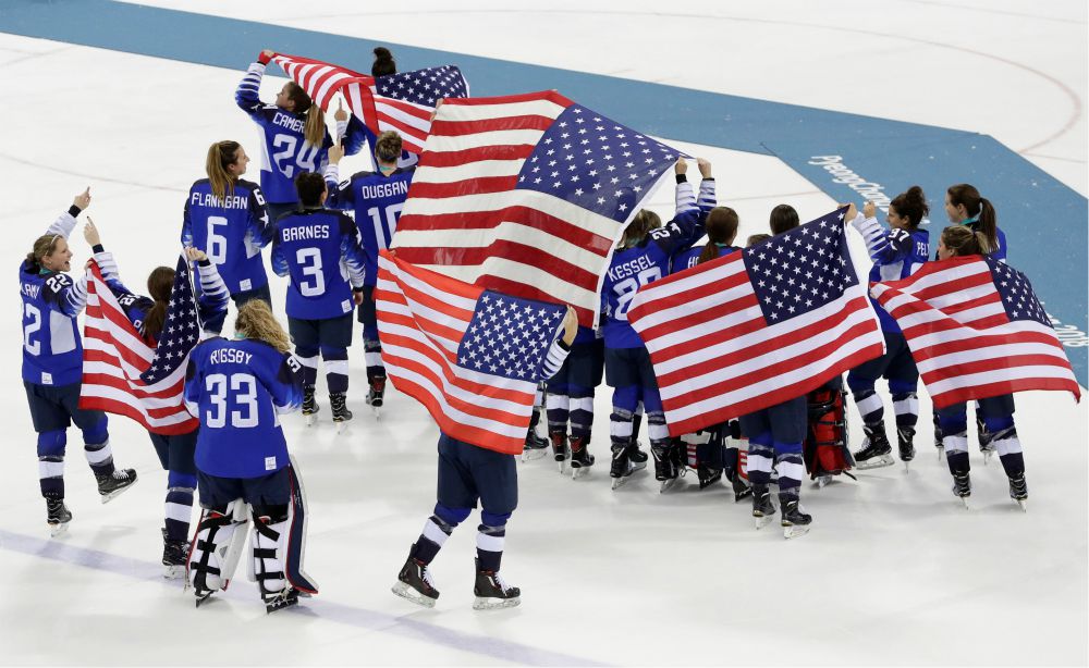 U.S. women's hockey team