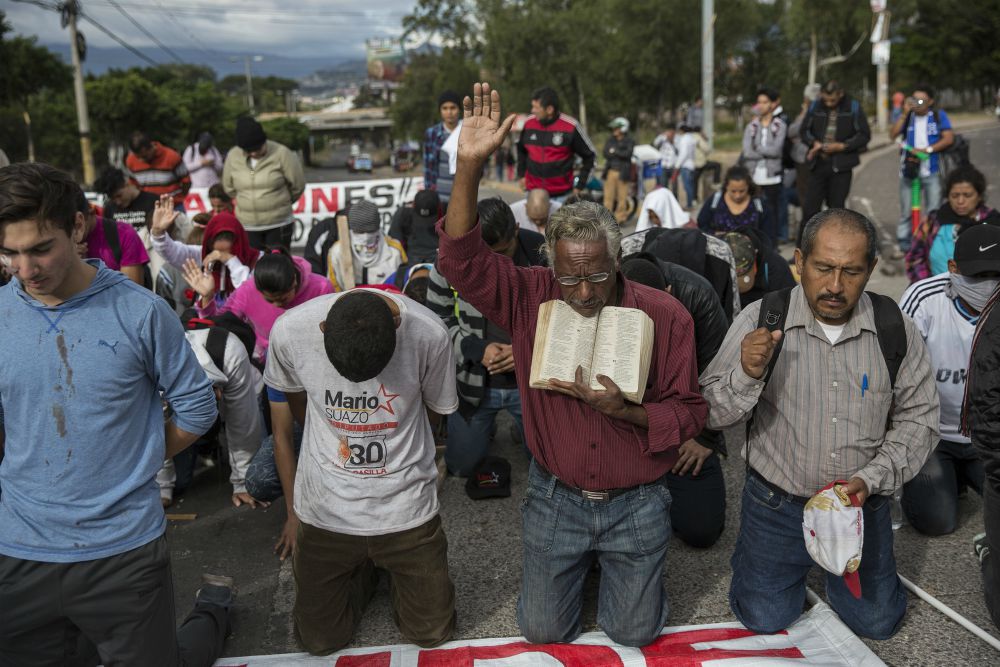 Honduras election protest