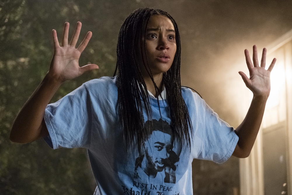 Amandla Stenberg as Starr Carter in "The Hate U Give" (Erika Doss)