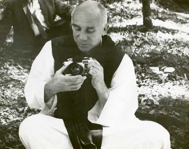 Trappist Fr.Thomas Merton in 1966 (Estate of John Howard Griffin)