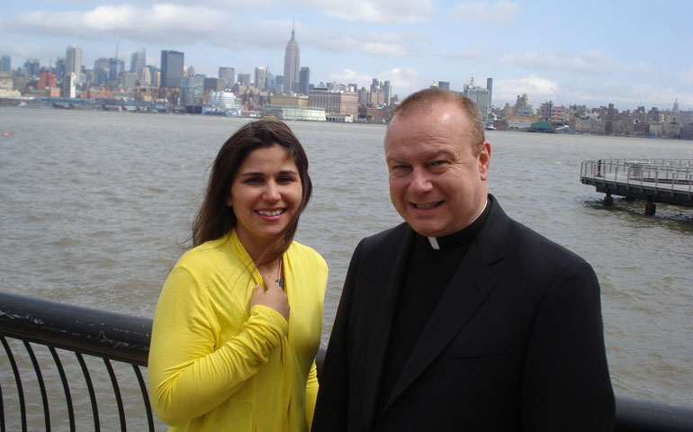 Elizabeth Carabello and Msgr. Robert Meyer (Max Colas)