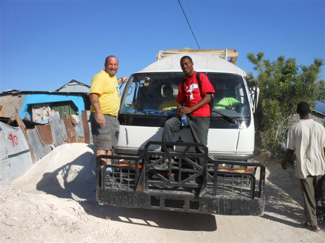 Charlie Cicio in Haiti