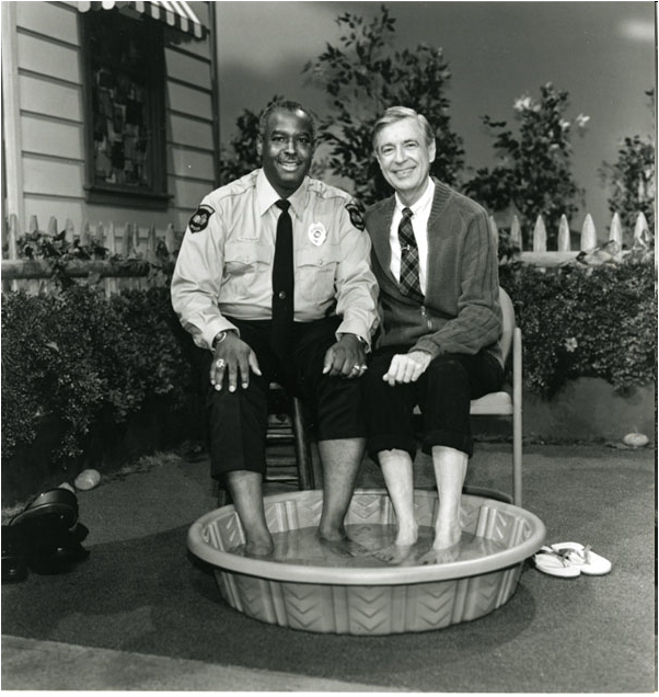 Francois Clemmons on the set of Mr. Roger's Neighborhood (Wikimedia Commons)