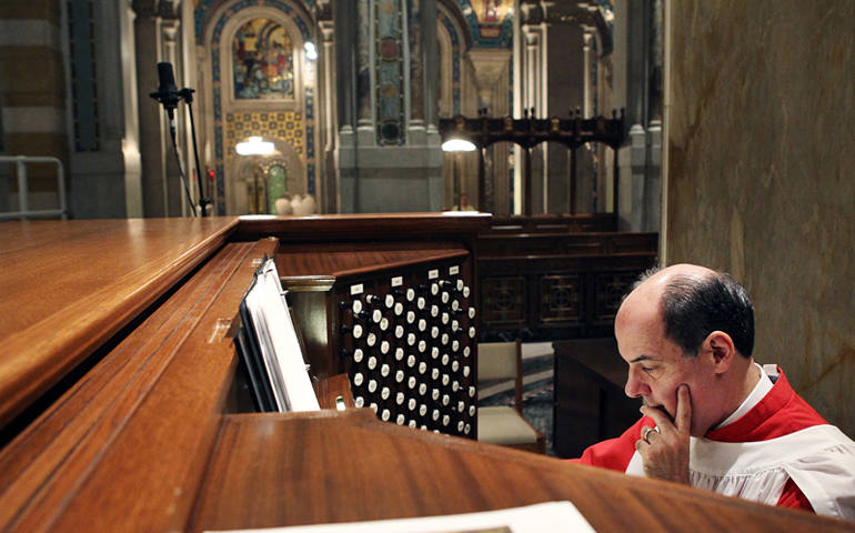 John Romeri during Mass on Aug. 8, 2010, at the Cathedral Basilica of St. Louis (RNS/St. Louis Post-Dispatch/Erik M. Lunsford)