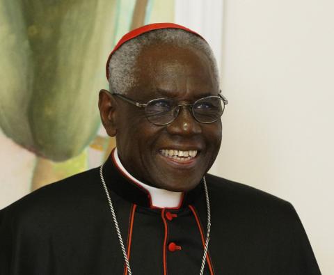 Cardinal Robert Sarah, former head of the Congregation for Divine Worship and the Sacraments, is pictured in a file photo. (CNS/Paul Haring)