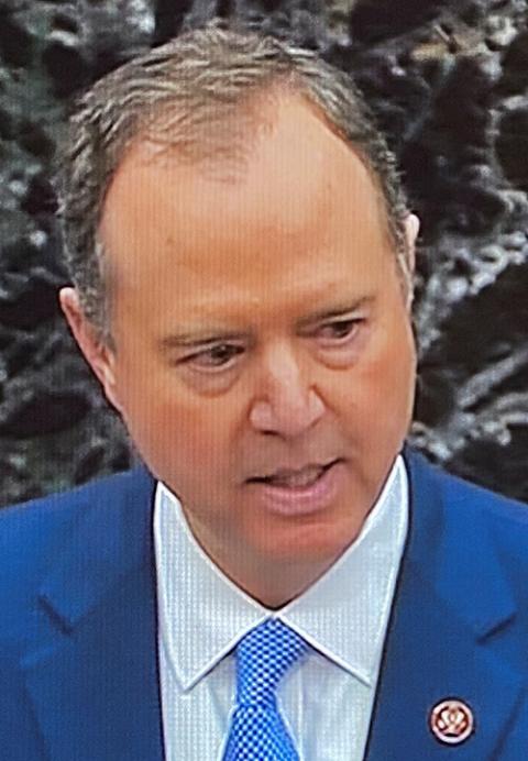 Rep. Adam Schiff, D-California (CNS/U.S. Senate TV handout via Reuters)