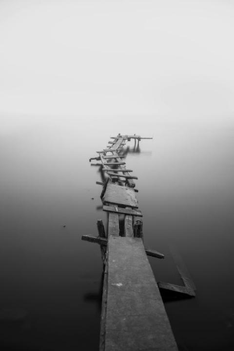 long bridge over water