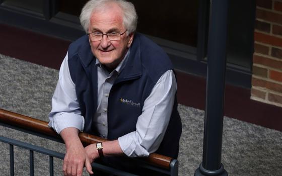 Fr. Donald Cozzens on the campus of John Carroll University in suburban Cleveland in 2015 (CNS/William Rieter)