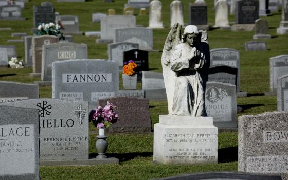 St. Mary Parish's cemetery in Alexandria, Virginia (CNS/Tyler Orsburn)