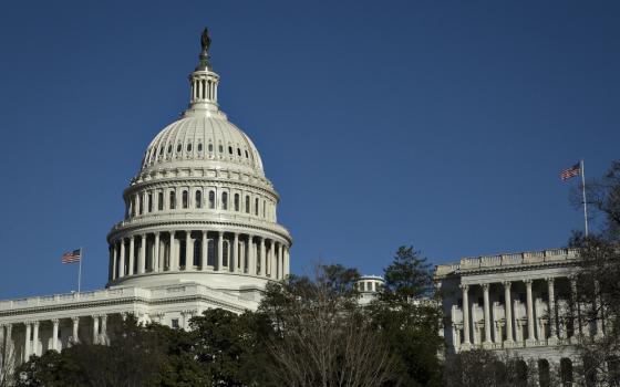 The U.S. Capitol in Washington is seen Jan. 19 ahead of the federal government shutdown at the stroke of midnight. The Senate was scheduled to have a key vote Jan. 22 on a bill to reopen the government and fund it for three weeks. (CNS/Tyler Orsburn)