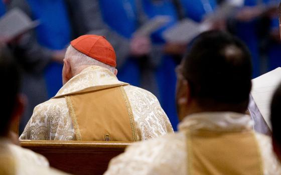 Then-Cardinal Theodore McCarrick is seen at a church in Washington Nov. 1, 2017. (CNS/Tyler Orsburn) 