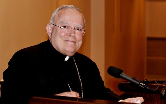 Philadelphia Archbishop Charles Chaput delivers an address at the Pontifical College Josephinum in Columbus, Ohio, March 27. (CNS/Courtesy of Pontifical College Josephinum)