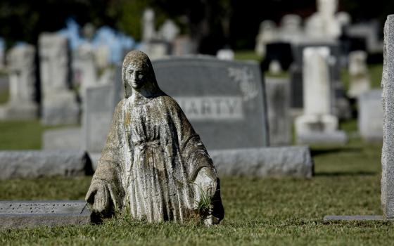 St. Mary Parish's cemetery in Alexandria, Virginia, is seen in a 2017 file photo. (CNS/Tyler Orsburn)