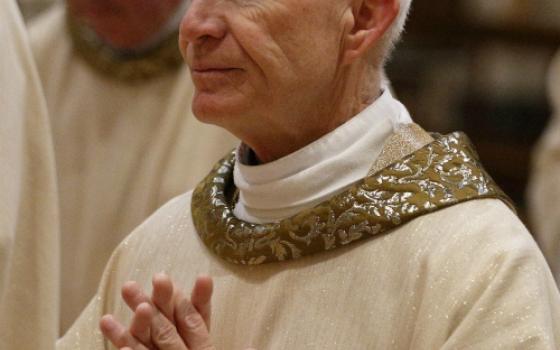 Archbishop George Lucas of Omaha, Nebraska, visiting Rome in January (CNS/Paul Haring)