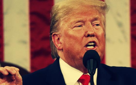 President Donald Trump delivers his State of the Union address Feb. 4 at the Capitol in Washington. (CNS/Leah Mills, pool via Reuters)