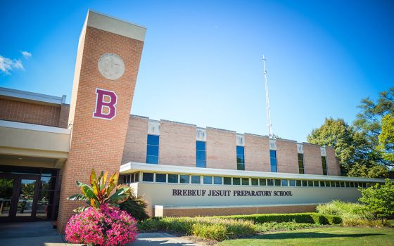 Brebeuf Jesuit Preparatory School in Indianapolis is seen in this 2017 photo. Cathleen Kaveny discusses the school in one of the essays in the new book "Conscience and Catholic Education." (CNS/Courtesy of Brebeuf Jesuit Preparatory School)