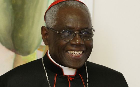 Cardinal Robert Sarah, former head of the Congregation for Divine Worship and the Sacraments, is pictured in a file photo. (CNS/Paul Haring)