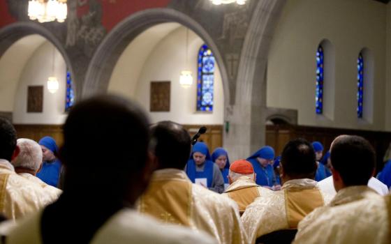 Then-Cardinal Theodore McCarrick celebrates Mass Nov. 1, 2017, at Holy Comforter-St. Cyprian Catholic Church in Washington. (CNS/Tyler Orsburn)