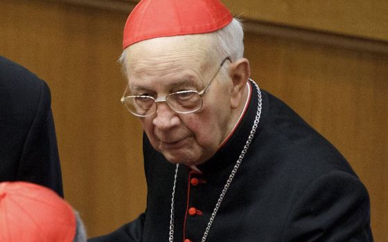 Cardinal Eduardo Martínez Somalo in 2012 (CNS/Paul Haring)