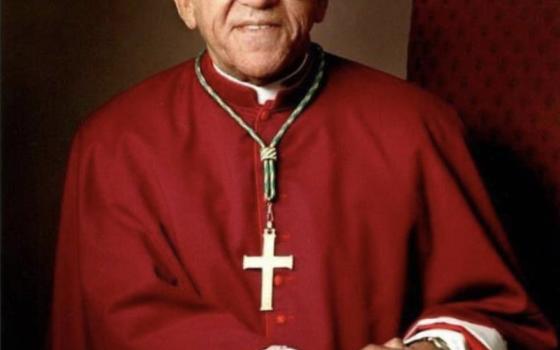 Retired Bishop Guy A. Sansaricq of the Diocese of Brooklyn, N.Y., is seen in this undated photo. Bishop Sansaricq died Aug. 21, 2021, at age 86. (CNS photo/courtesy Diocese of Brooklyn)