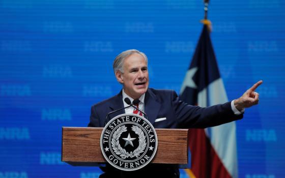 Texas Gov. Greg Abbott is seen in this 2018 file photo. (CNS/Reuters/Lucas Jackson)