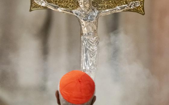 Washington Cardinal Wilton D. Gregory celebrates the closing Mass commemorating the 100th anniversary of the placing of the foundation stone of the Basilica of the National Shrine of the Immaculate Conception in Washington Sept. 12, 2021. (CNS photo/Matth