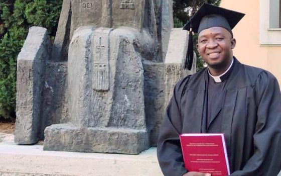 Father Julius Madaki from the Archdiocese of Kaduna, Nigeria, is seen in this undated photo. He earned his doctorate in Rome after receiving a scholarship from The Papal Foundation. Based in Philadelphia, the foundation's mission is to serve the pope and 