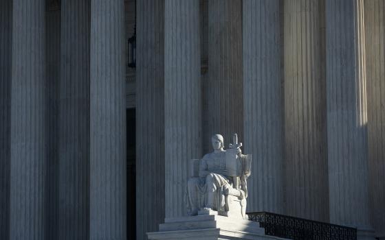 The U.S. Supreme Court is seen in Washington Nov. 1, 2021. (CNS photo/Tyler Orsburn)