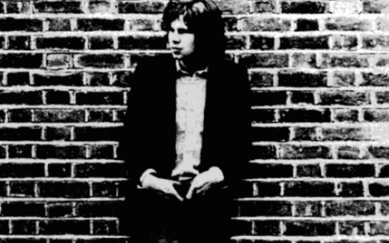 Trade ad for Nick Drake's compilation album "Nick Drake" (Wikimedia Commons/Island Records)