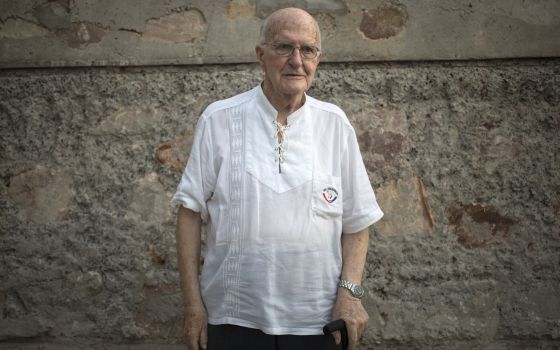 Jesuit Francisco de Paula Oliva is pictured in a March 14, 2018, photo in Asunción, Paraguay. (CNS photo/Santi Carneri)