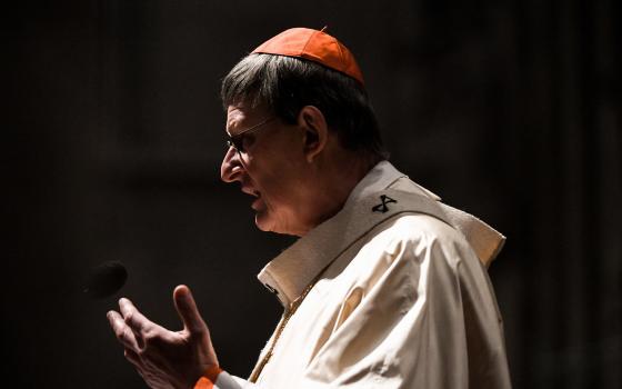 Cardinal Rainer Maria Woelki of Cologne, Germany, is pictured during a service in the Cologne cathedral in this Feb. 2, 2021. (CNS photo/Harald Oppitz, KNA)