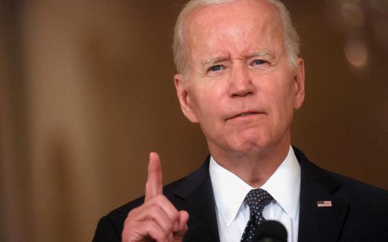 President Joe Biden speaks about gun violence during a primetime address from the White House in Washington June 2. (CNS/Reuters/Leah Millis)