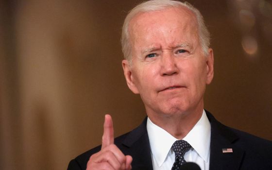 President Joe Biden speaks about gun violence during a primetime address from the White House in Washington June 2. (CNS/Reuters/Leah Millis)