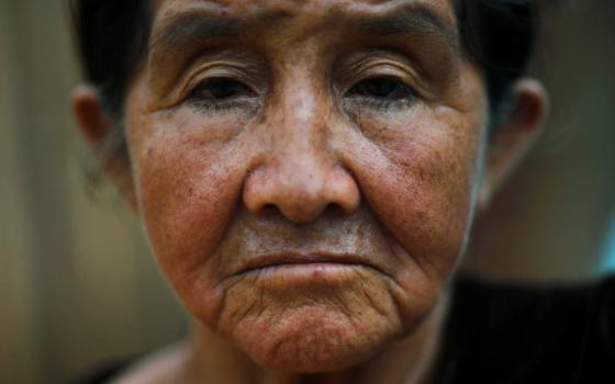 An elderly woman from the Guajajara Indigenous group is pictured in Grajaú, Brazil, Oct, 5, 2020. A Brazilian Catholic official hopes the papal apology in Canada will encourage citizens to help stop violence against Indigenous peoples. (CNS photo)